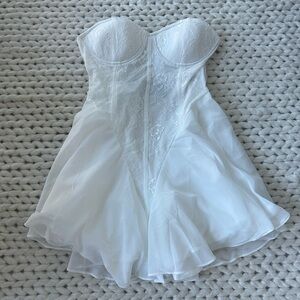 NWT Fashion Nova White Lace Romper